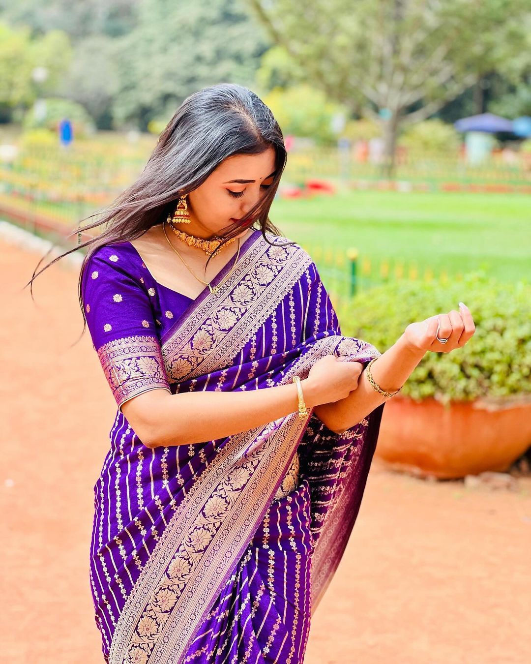 AD 1556 Designer Soft Banarasi Silk Sarees Wholesale Shop In Surat